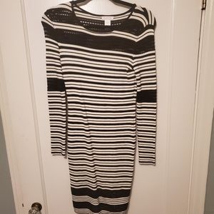 Black and white dress